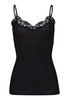 70911 Woolen Lace Spaghetti Cami - 019 Black