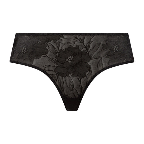 70927 Tina Hi Cut Brief - 2199 Black Beauty