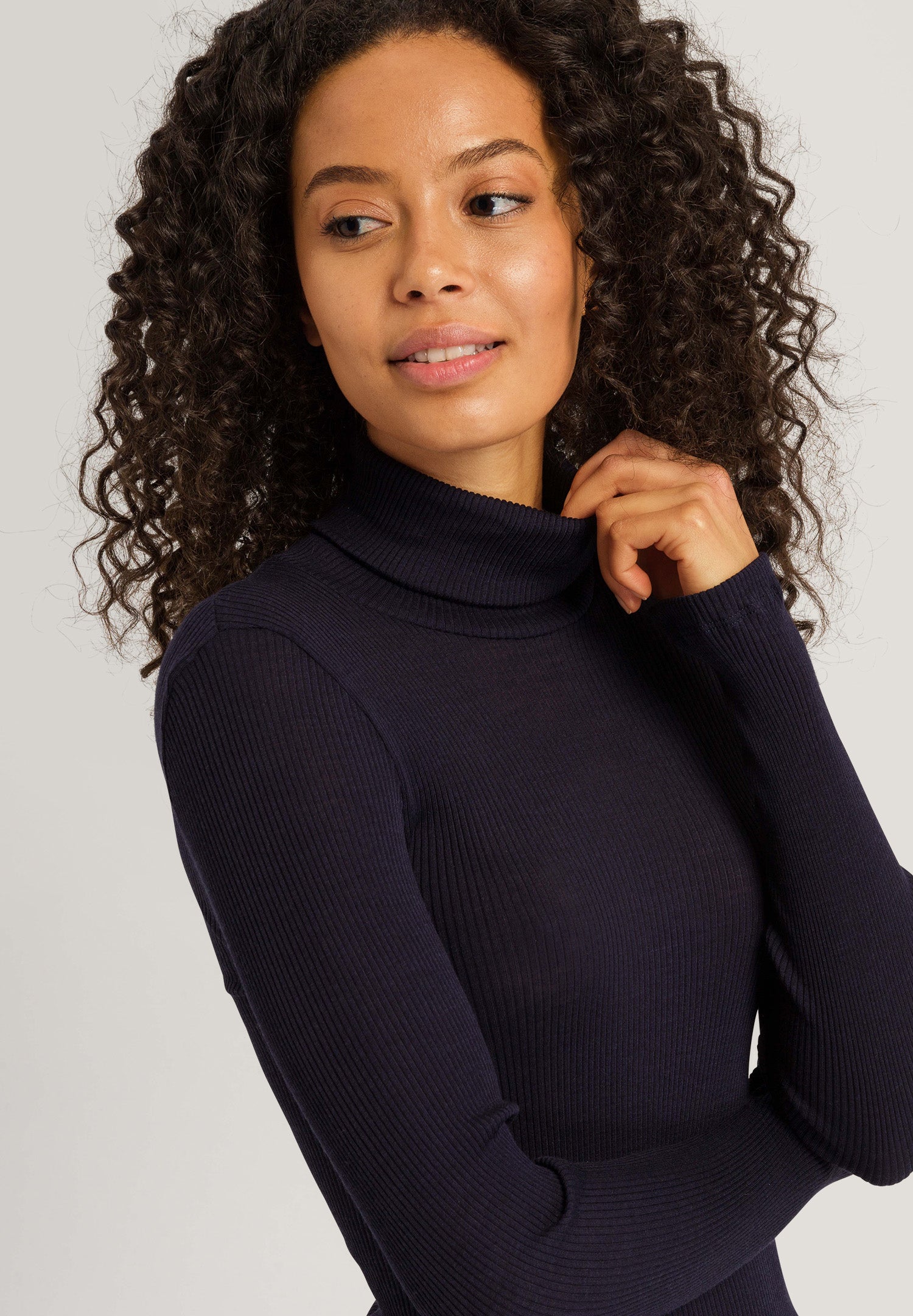 70967 Ellis Turtle-Neck Shirt - 1610 Deep Navy