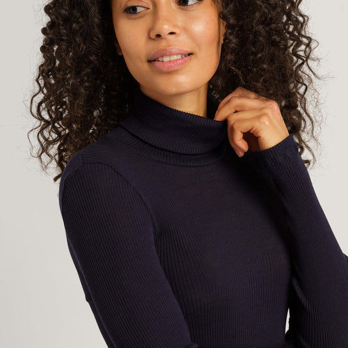 70967 Ellis Turtle-Neck Shirt - 1610 Deep Navy