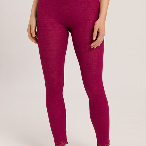 70969 Woolen Lace Leggings - 2406 Intense Garnet