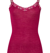 70970 Woolen Lace Spaghetti Cami - 2406 Intense Garnet