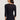 70973 Woolen Lace 3/4 Sleeve Shirt - 019 Black