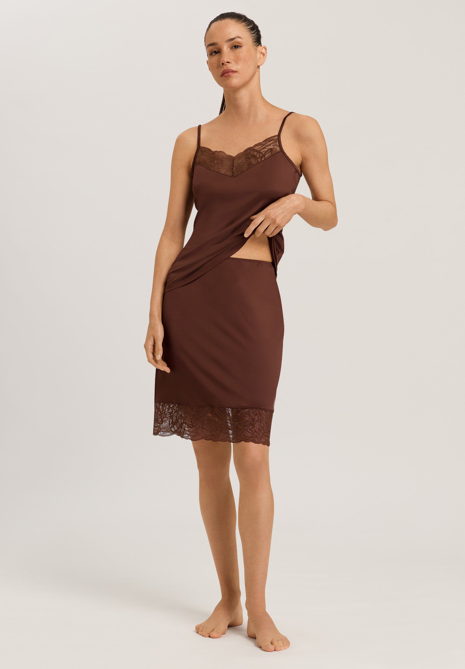 70984 Elia Half Slip - 1776 Chocolate Chip