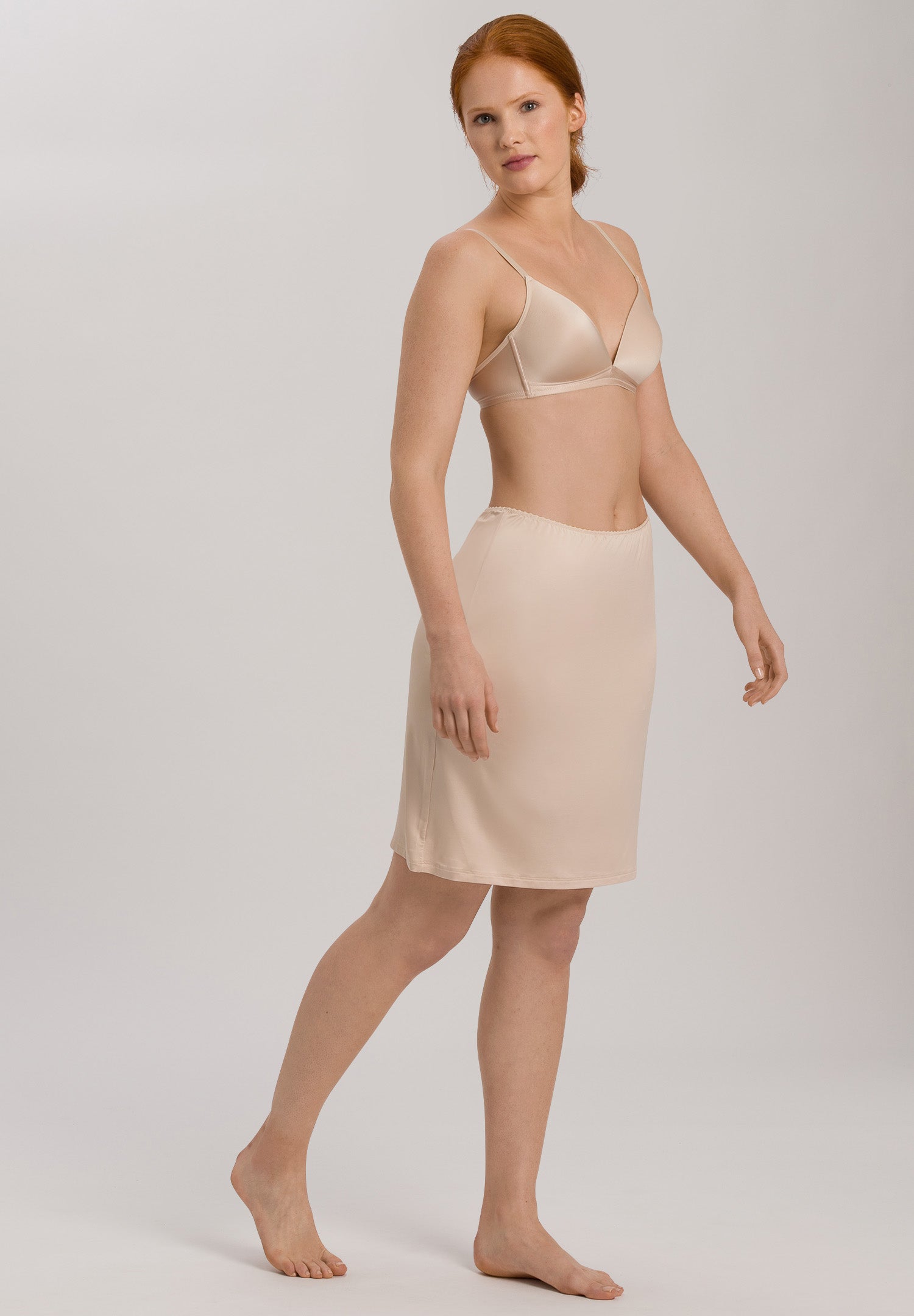 71064 Satin Deluxe Half Slip - 858 Natural