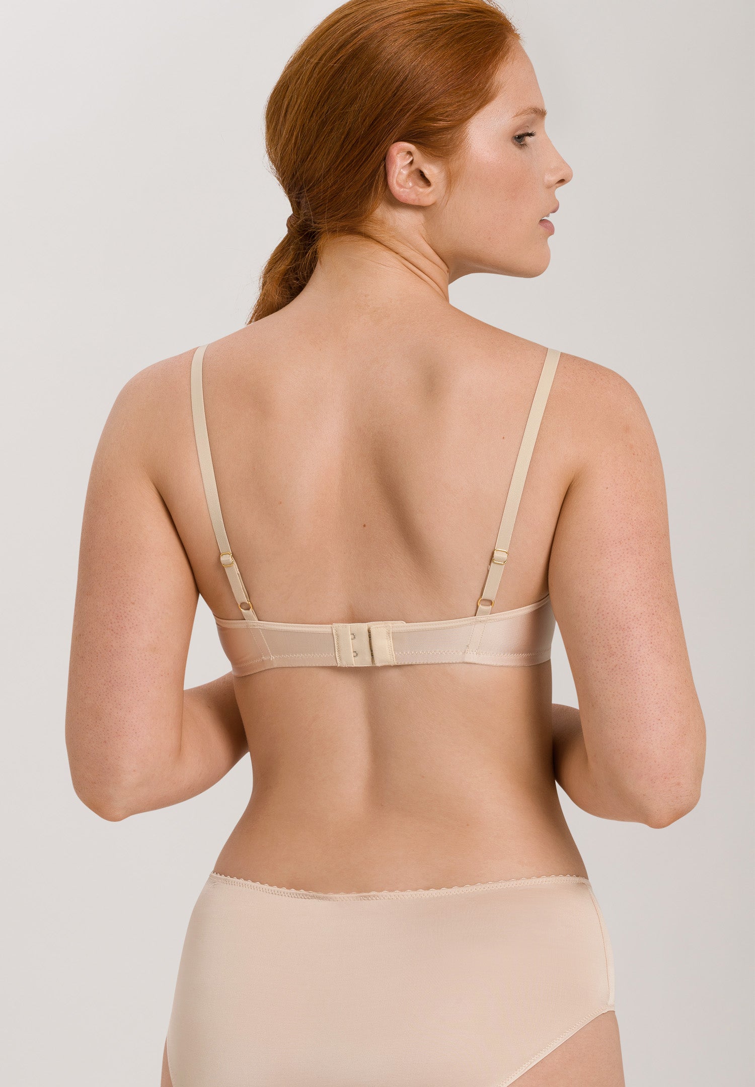 71071 Satin Deluxe Soft Cup Bra - 858 Natural