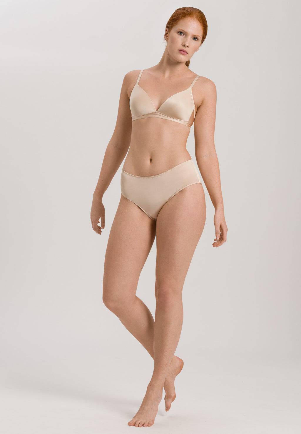 71071 Satin Deluxe Soft Cup Bra - 858 Natural