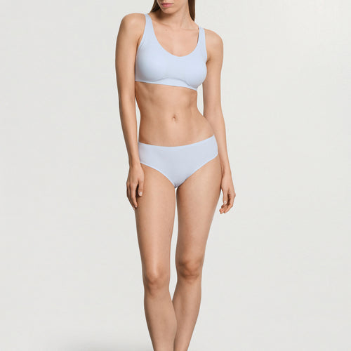 Invisible Touch Microfiber Seamless High Cut Brief | Blue Dove 71141-2581