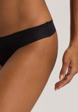 71225 Invisible Cotton Thong - 019 Black