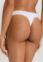 Invisible Cotton Cotton Blend Thong | White 71242-101