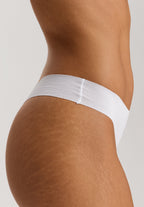 Invisible Cotton Cotton Blend Thong | White 71242-101