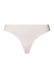 Invisible Cotton Cotton Blend Thong | Powder 71242-1381