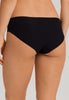 Invisible Cotton Cotton Blend Hi-Cut Brief | Black 71243-019