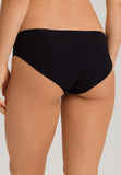 Invisible Cotton Cotton Blend Hi-Cut Brief | Black 71243-019