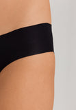 Invisible Cotton Cotton Blend Hi-Cut Brief | Black 71243-019