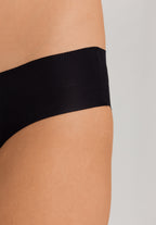 Invisible Cotton Cotton Blend Hi-Cut Brief | Black 71243-019