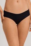 Invisible Cotton Cotton Blend Hi-Cut Brief | Black 71243-019