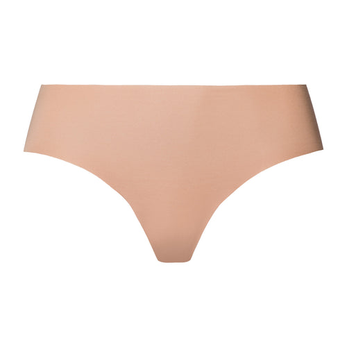 Invisible Cotton Cotton Blend Hi-Cut Brief | Beige 71243-1272