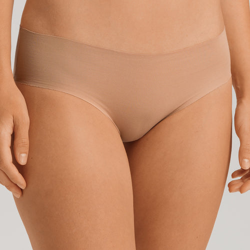 Invisible Cotton Cotton Blend Hi-Cut Brief | Beige 71243-1272