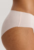 Invisible Cotton Cotton Blend Hi-Cut Brief | Powder 71243-1381