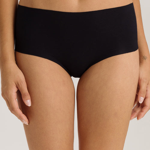 Invisible Cotton Cotton Blend Full Brief | Black 71244-019