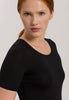 71258 Soft Touch Short Sleeve Top - 019 Black