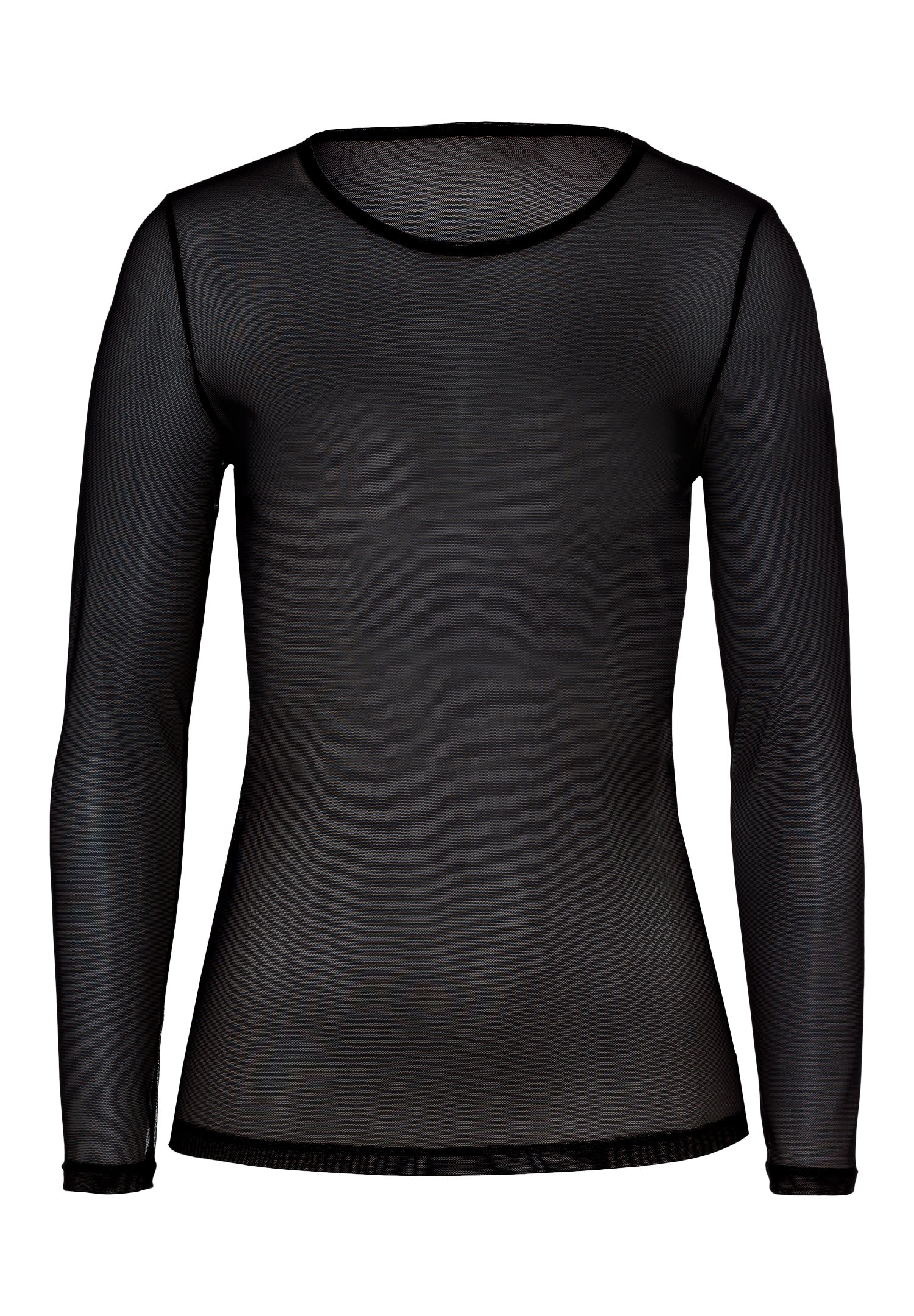 71298 Smooth Illusion Long Sleeve Shirt - 019 Black