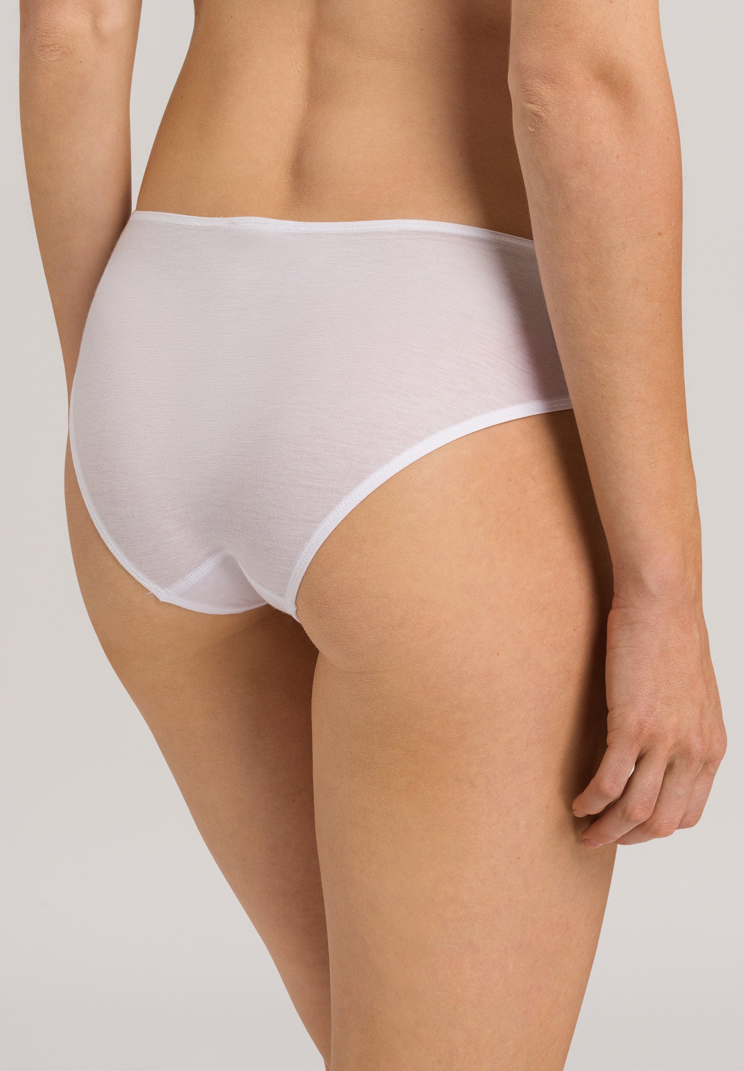 71341 Ultralight Hi Cut Brief - 101 White