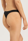 71402 Cotton Sensation Thong - 019 Black