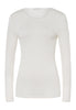 71409 Woolen Silk W L/Slv Shirt - 795 Cygne