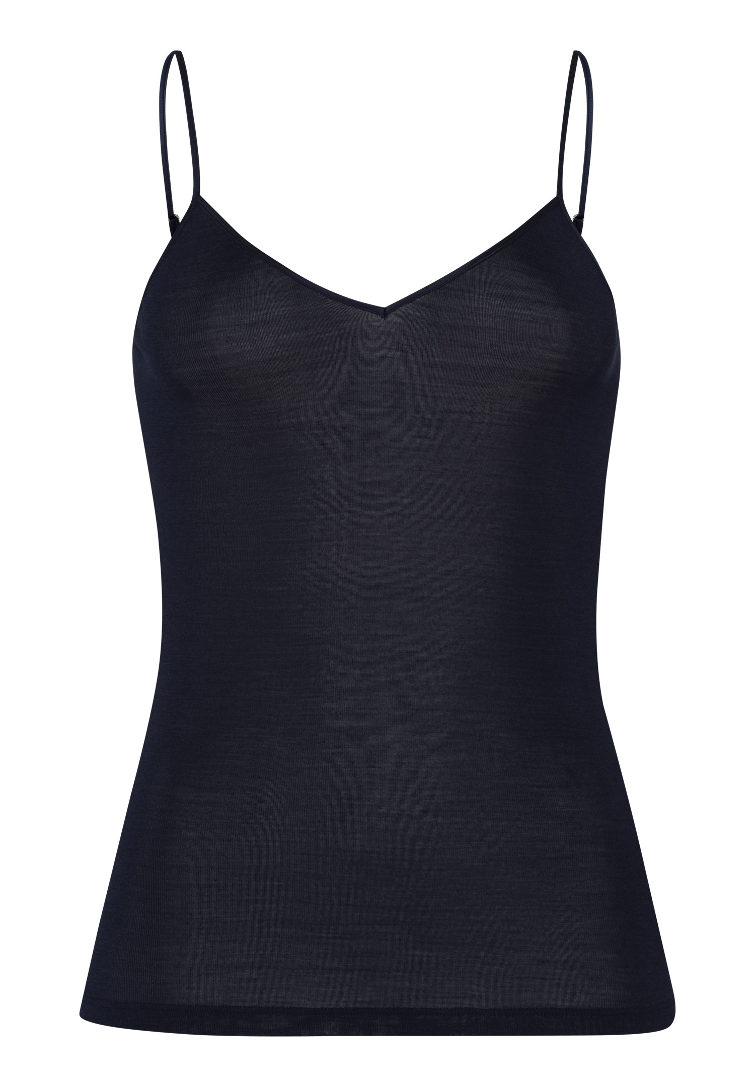 Woolen Silk W Camisole | Deep Navy 71415-1610