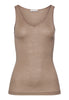 71416 Woolen Silk W Tank Top - 2847 Taupe