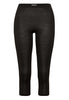 71419 Woolen Silk W Crop Leggings - 018 Black