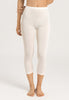 71419 Woolen Silk W Crop Leggings - 795 Cygne