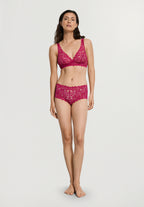 Luxury Moments Lace Boyleg | Light Sangria 71447-2465