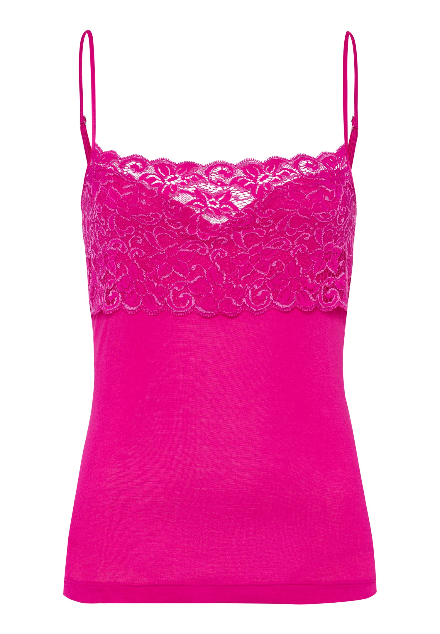 71448 Luxury Moments Wide Lace Spg Cami - 1370 Very Berry