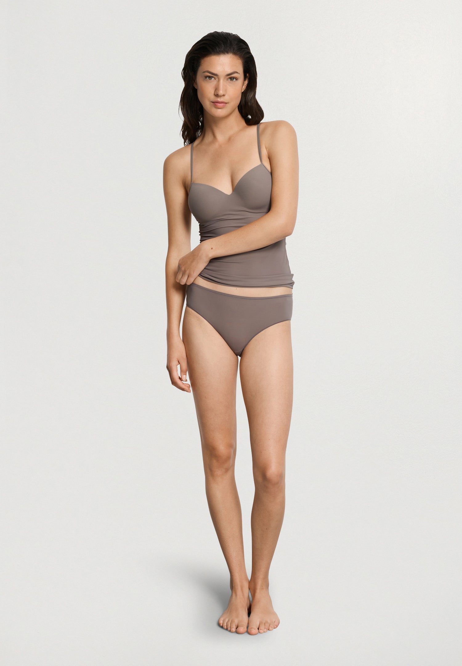 Allure Padded Bra Camisole | Taupe 71462-3083