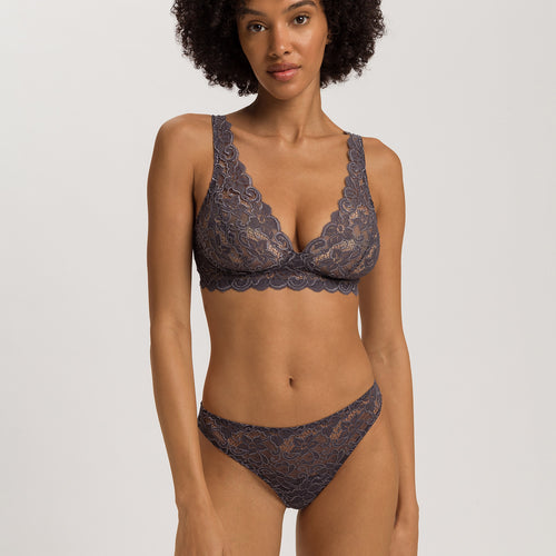 Luxury Moments Lace Soft Cup Bra | Black Pearl 71465-2183