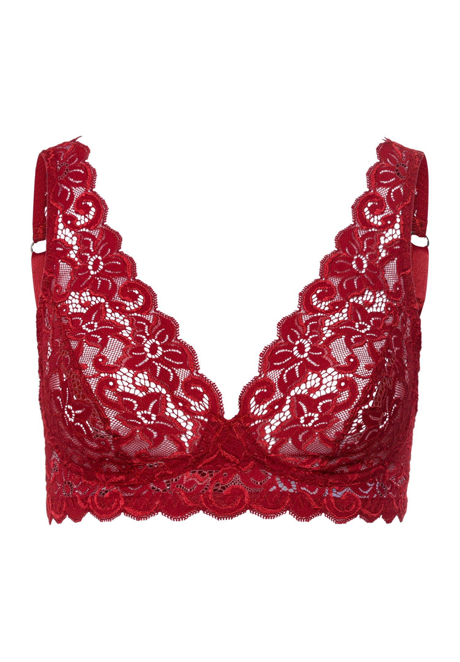 Luxury Moments Lace Soft Cup Bra | Red Dahlia 71465-2418
