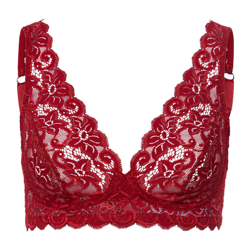 Luxury Moments Lace Soft Cup Bra | Red Dahlia 71465-2418