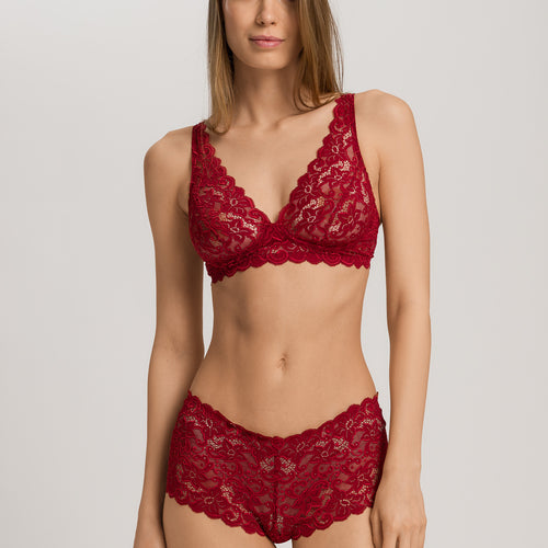 Luxury Moments Lace Soft Cup Bra | Red Dahlia 71465-2418