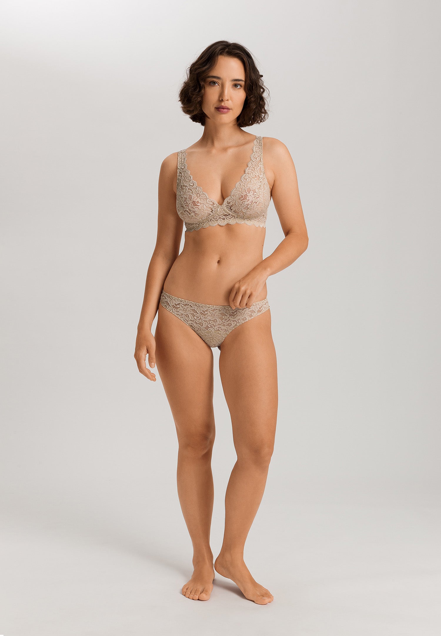 Luxury Moments Lace Soft Cup Bra | Iced Cappuccino 71465-2846