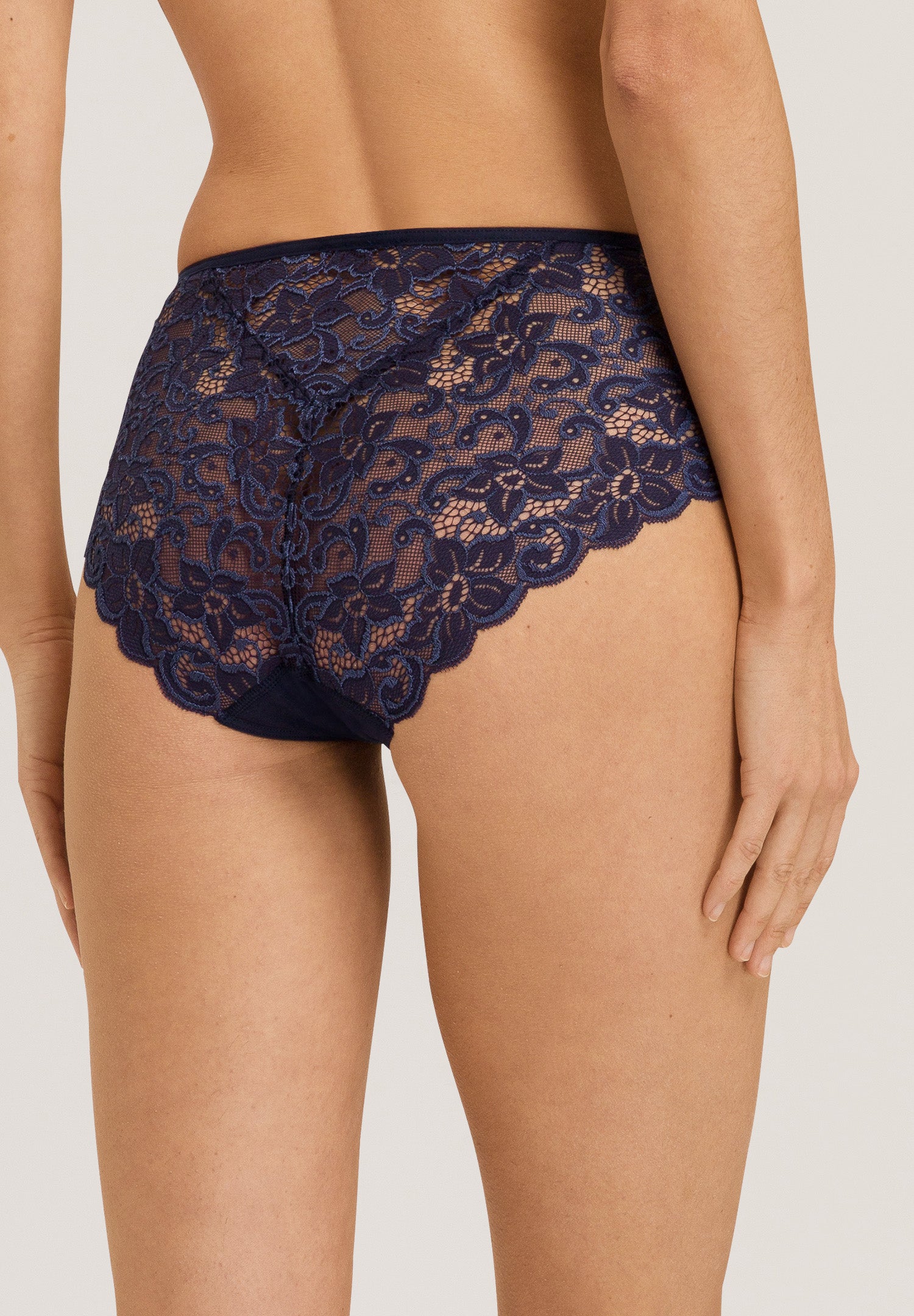 71480 Moments Lace-Back Brief - 1610 Deep Navy