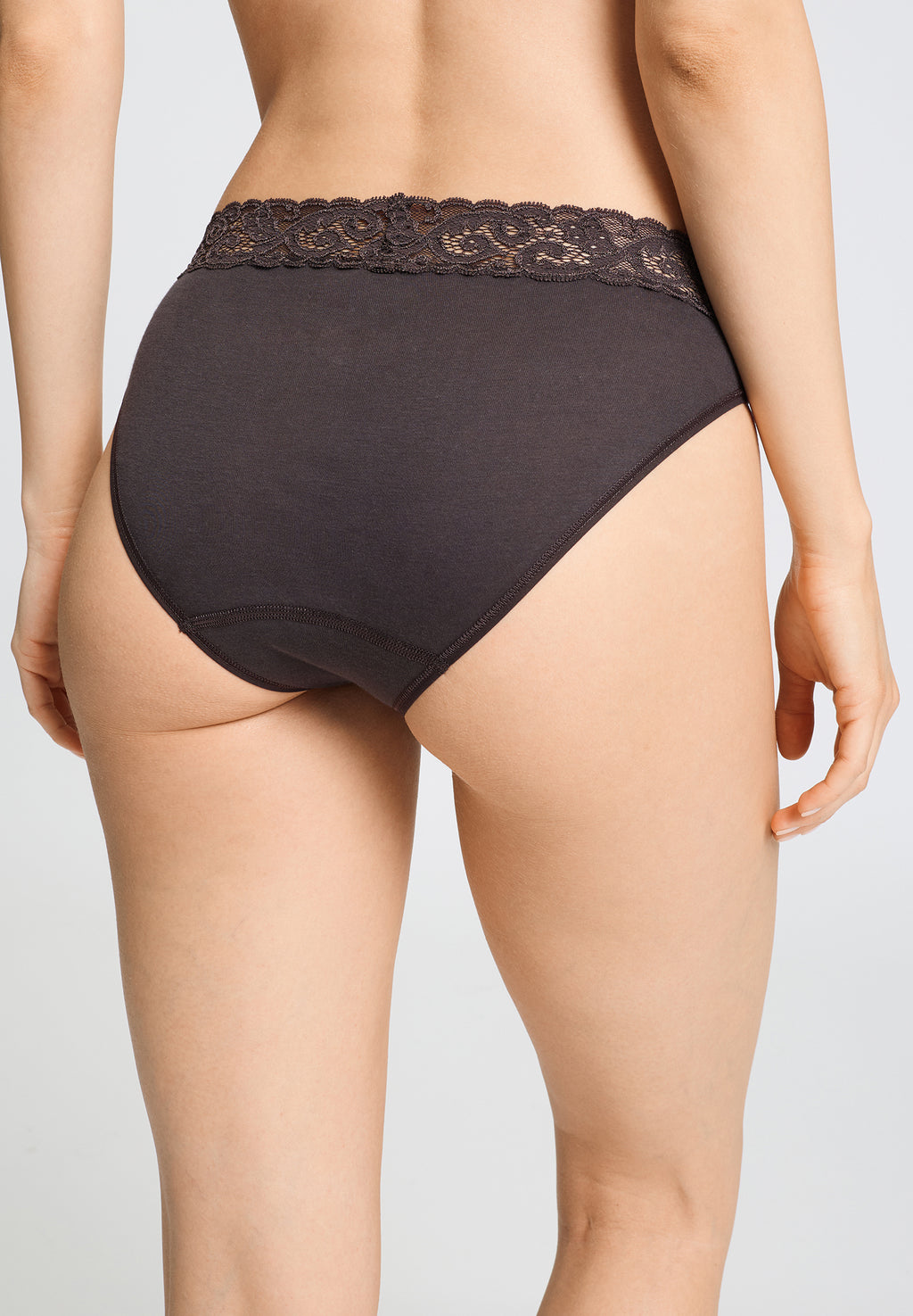 Moments Cotton High Cut Brief | Dark Mocha 71481-2185