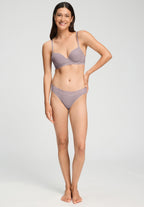 Moments Cotton High Cut Brief | Stormy Rose 71481-2467
