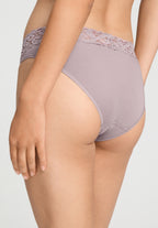 Moments Cotton High Cut Brief | Stormy Rose 71481-2467