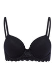 71503 Luxury Moments Lace T-Shirt Bra - 019 Black