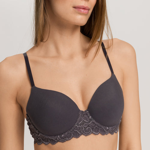 Luxury Moments Lace T-Shirt Bra | Black Pearl 71503-2183