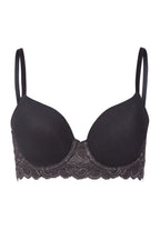 Luxury Moments Lace T-Shirt Bra | Black Pearl 71503-2183