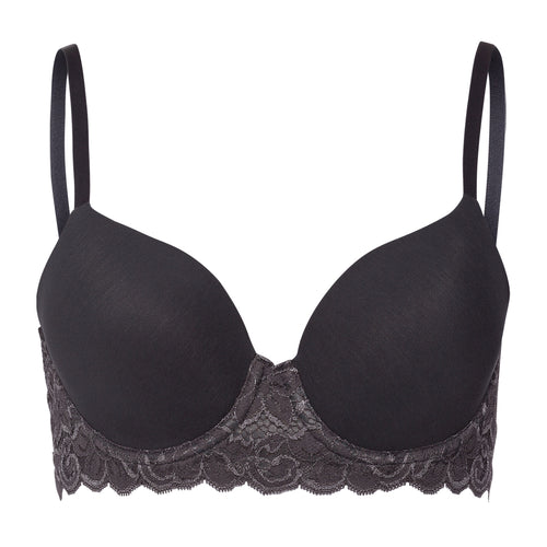 Luxury Moments Lace T-Shirt Bra | Black Pearl 71503-2183